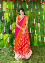 Munga Silk Lehenga – Handwoven Festive Ethnic Skirt Set