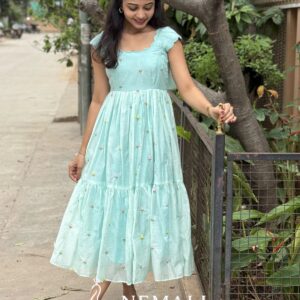 Irresistible Casual Ethnic Frock – Everyday Flowy Dress