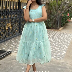 Irresistible Casual Ethnic Frock – Everyday Flowy Dress