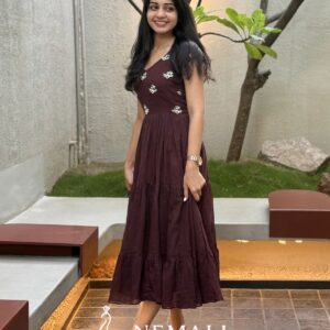 Brunch Wear Ethnic Frock – Casual Chic Everyday Dress