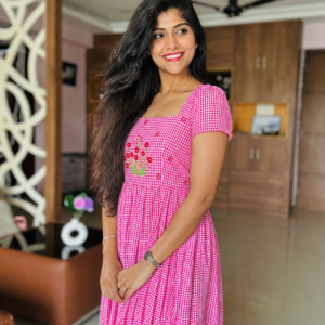 Madras Checks Cotton Frock – Casual Ethnic Everyday Dress