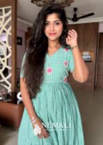 Madras Checks Vacation Frock – Lightweight Casual Ethnic Travel Dress