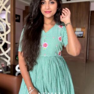 Madras Checks Vacation Frock – Lightweight Casual Ethnic Travel Dress