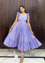 Mul Chanderi Frock – Silky Lightweight Casual Ethnic Dress
