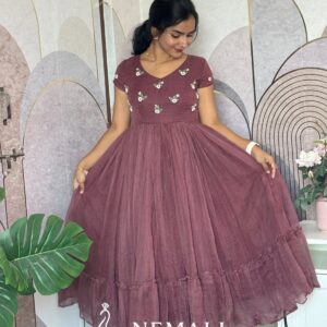 Kota Fabric Vacation Frock – Lightweight Breathable Casual Ethnic Dress