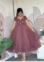 Kota Fabric Vacation Frock – Lightweight Breathable Casual Ethnic Dress