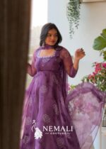 Mayuri Butter Soft Chiffon Frock – Lightweight Festive Ethnic Dress