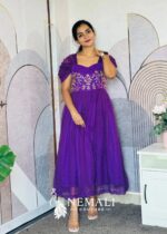 Kota Fabric Casual Wear Frock – Breathable Everyday Ethnic Dress