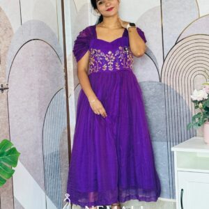 Kota Fabric Casual Wear Frock – Breathable Everyday Ethnic Dress