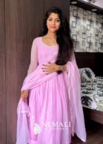 Kota Fabric Temple Wear Frock – Traditional Ethnic Dress