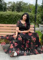 Chiffon Fabric Casual Frock