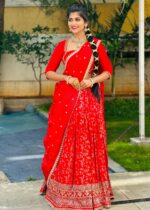 Dola Silk Lehenga – Lustrous Festive Ethnic Skirt Set