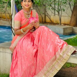 Munga Silk Lehenga – Handwoven Festive Ethnic Skirt Set