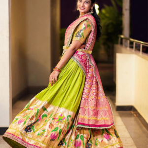Paithani Silk Lehenga – Traditional Festive Ethnic Skirt Set